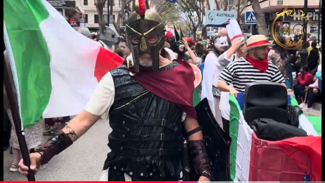 Pasacalles profesional para evento en M&aacute;laga